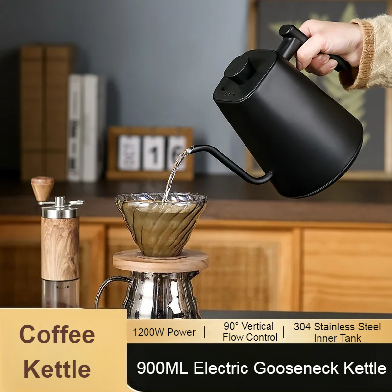 Electric Kettle Gooseneck - 900ML Electric Gooseneck Kettle Constant Temperature