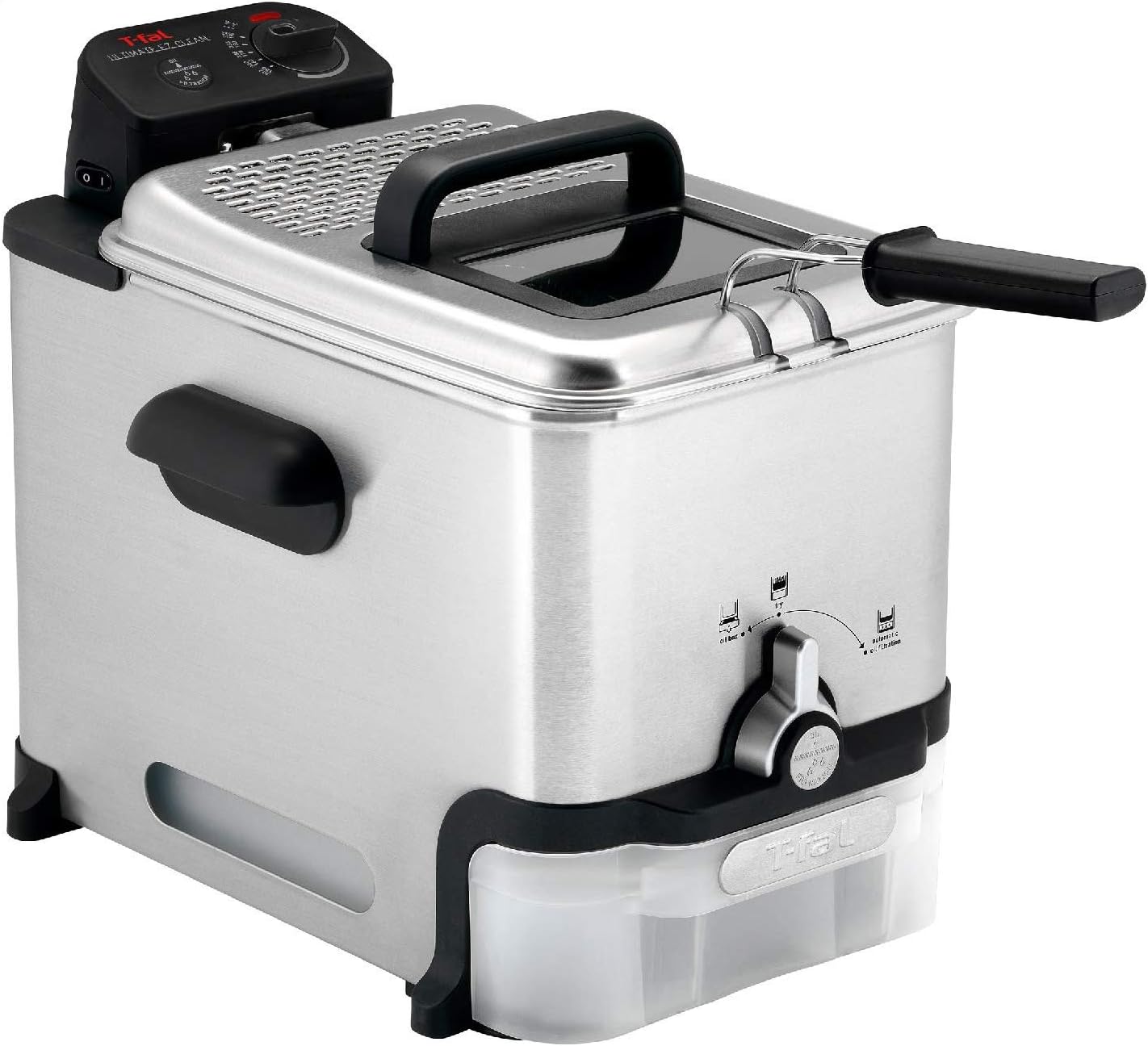 Deep Fryer Stainless - 3.5L Stainless Steel Deep Fryer with