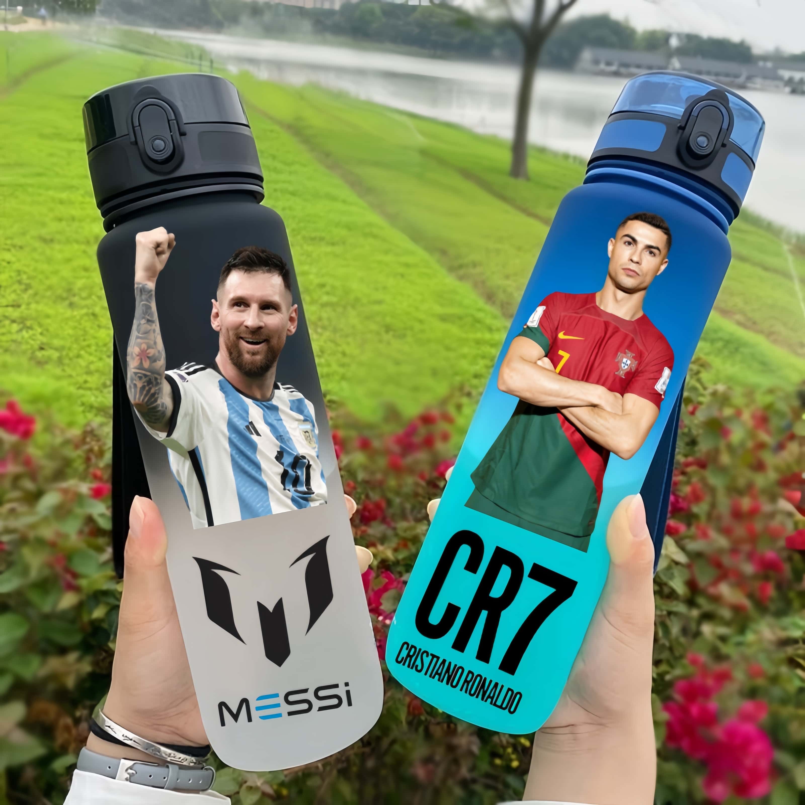 Kitchen Appliances Large - 650ml Ronaldo Messi Football Star Water
