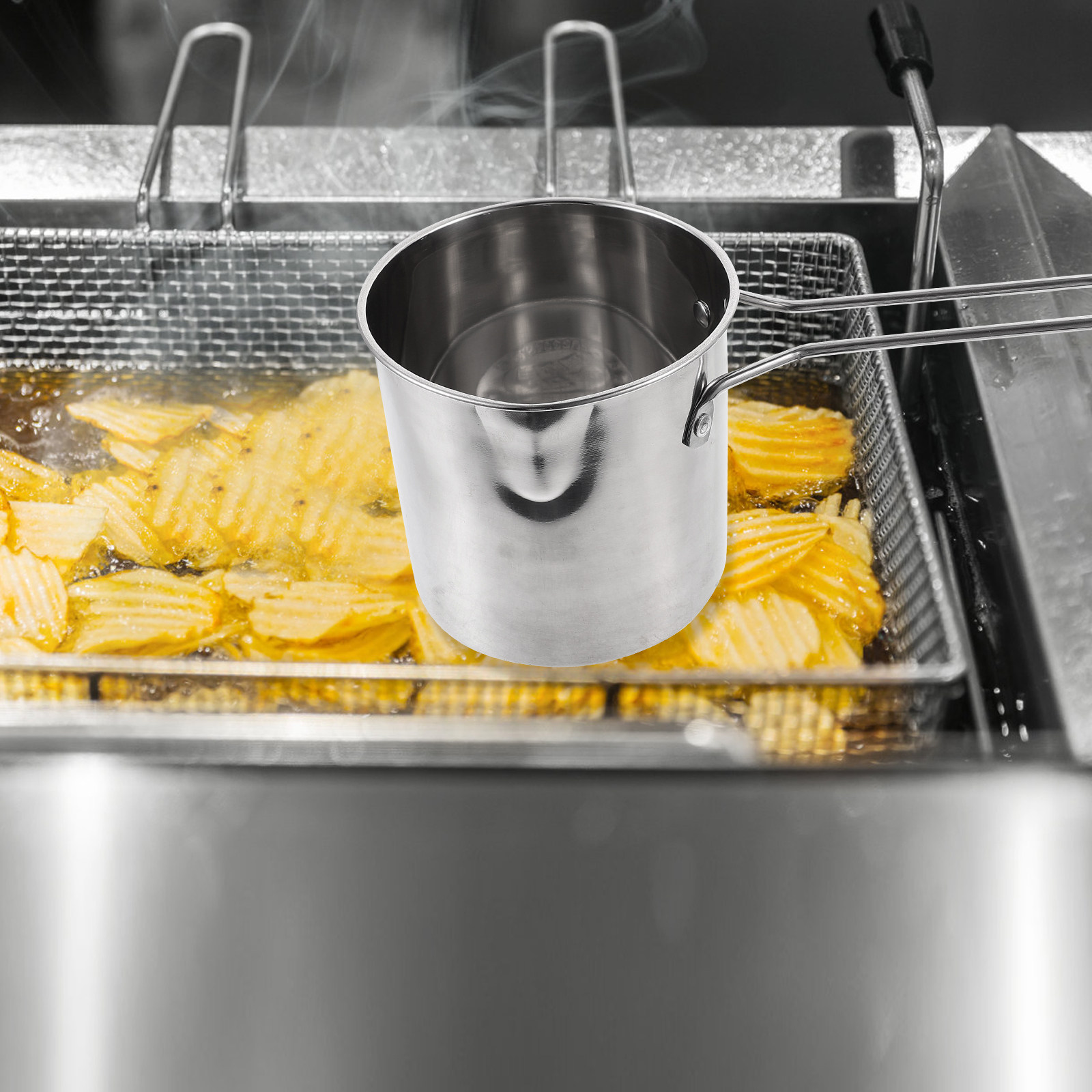Deep Fryer Stainless - 1Set Stainless Steel Fryer Kit with