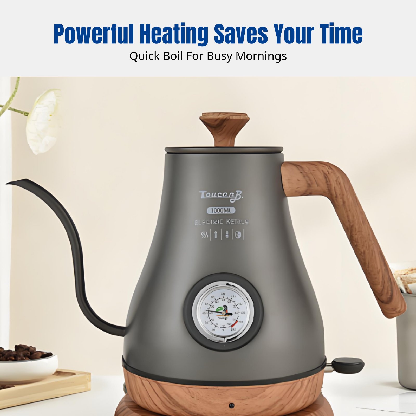 Electric Gooseneck Kettle, Sta - مراجعة Electric Kettle Gooseneck وسعره