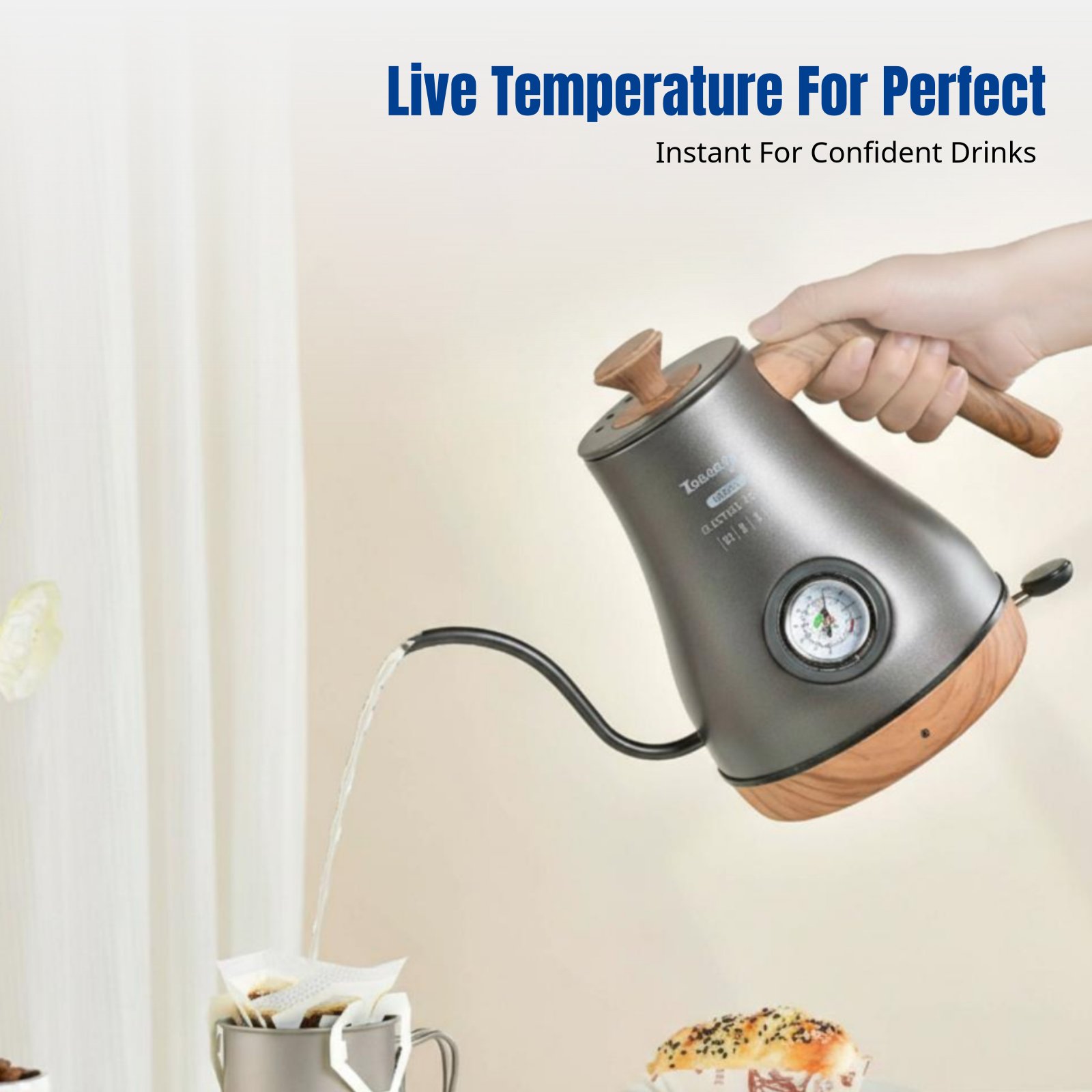 Electric Gooseneck Kettle, Sta - مراجعة Electric Kettle Gooseneck وسعره