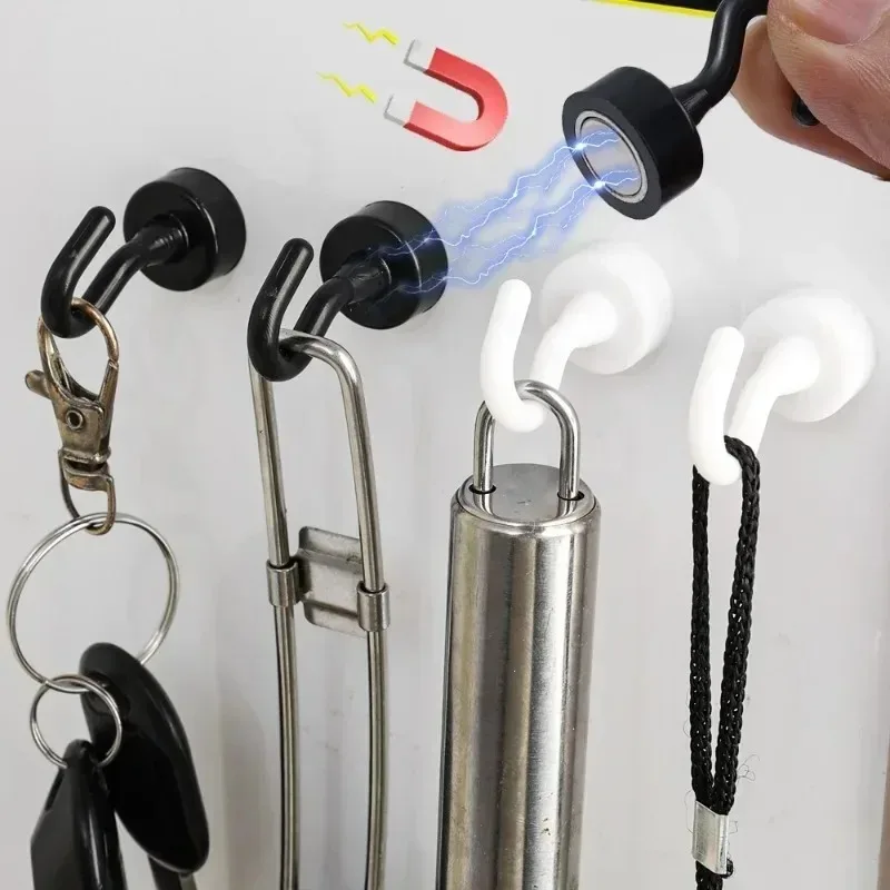 Black Strong Magnetic Hooks fo - مراجعة Kitchen Appliances Refrigerators وسعره