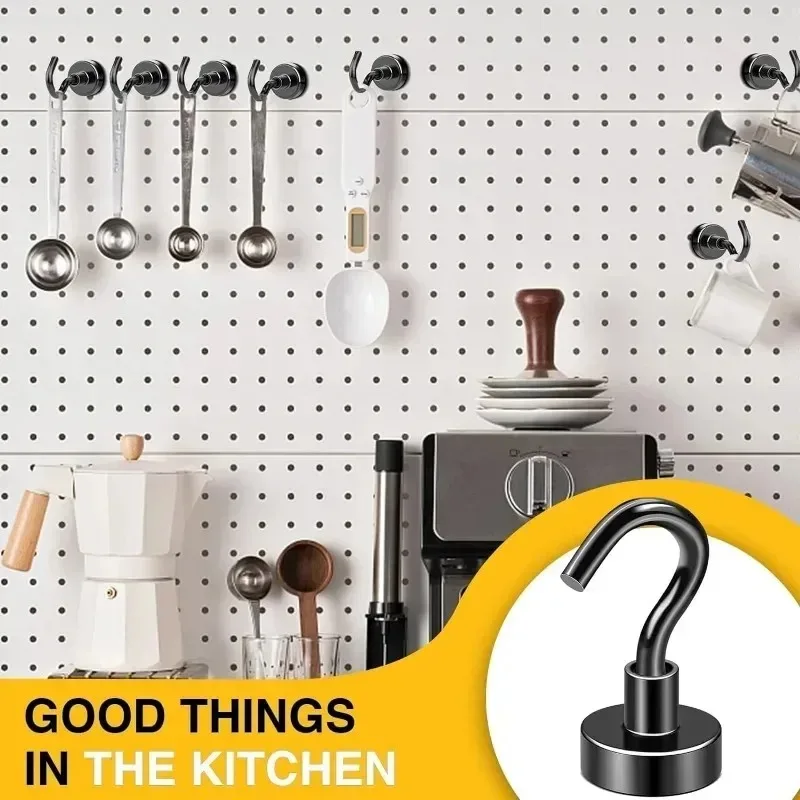 Black Strong Magnetic Hooks fo - مراجعة Kitchen Appliances Refrigerators وسعره