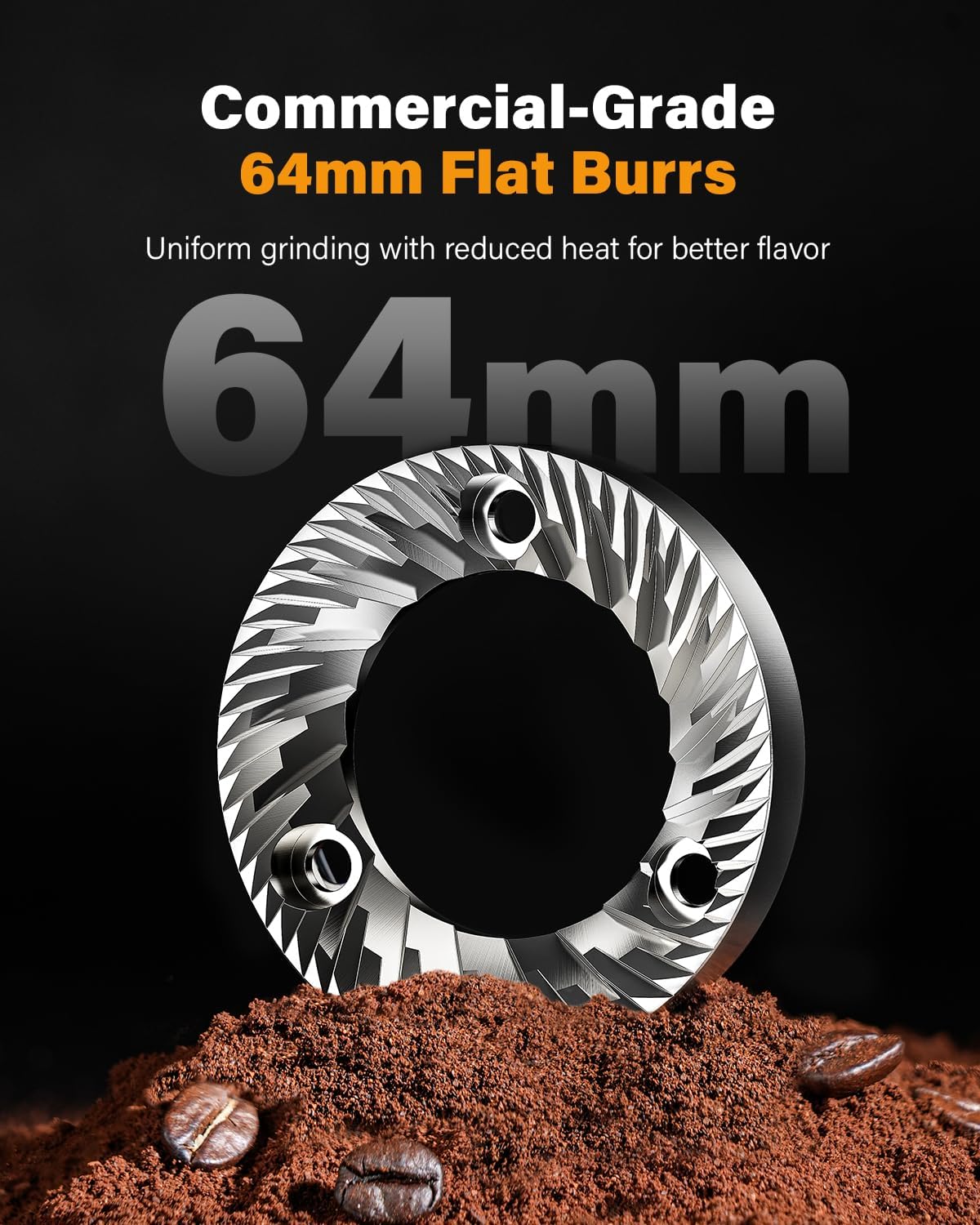 64mm Burr Coffee Grinder, Elec - مراجعة Coffee Grinder Burr وسعره