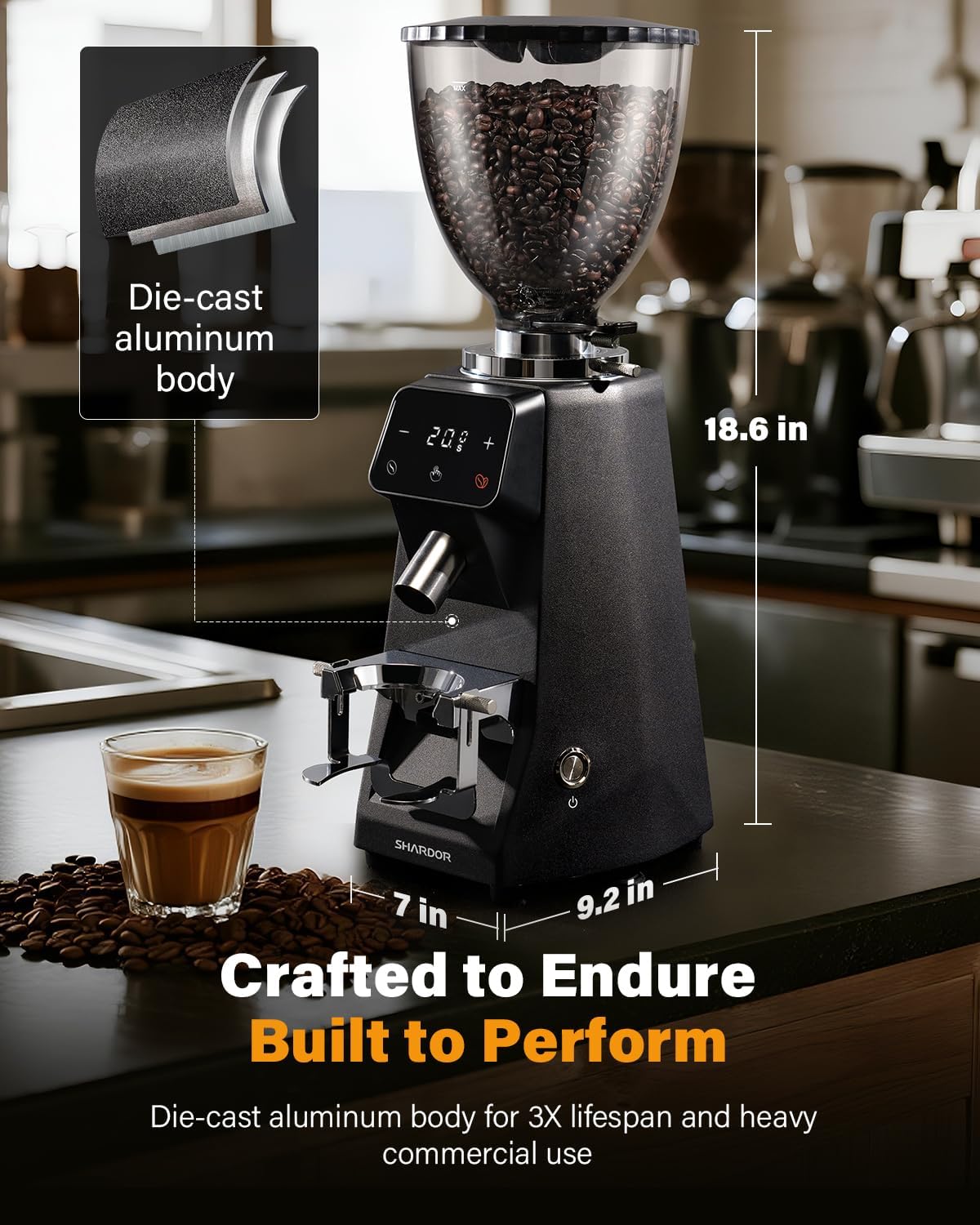 64mm Burr Coffee Grinder, Elec - مراجعة Coffee Grinder Burr وسعره