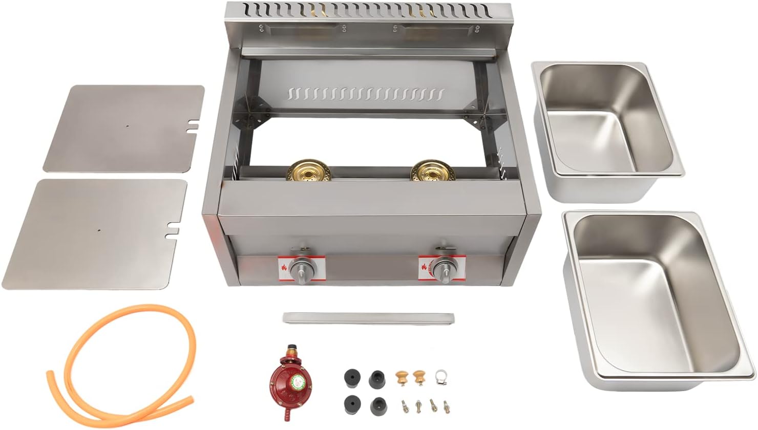 Propane LPG Gas Deep Fryer 2 B - مراجعة Deep Fryer Stainless وسعره
