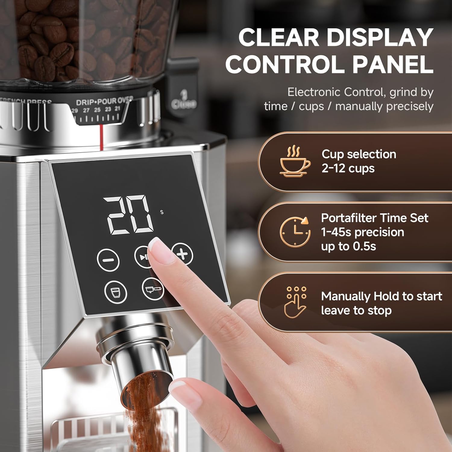 Conical Burr Coffee Grinder Es - مراجعة Coffee Grinder Burr وسعره