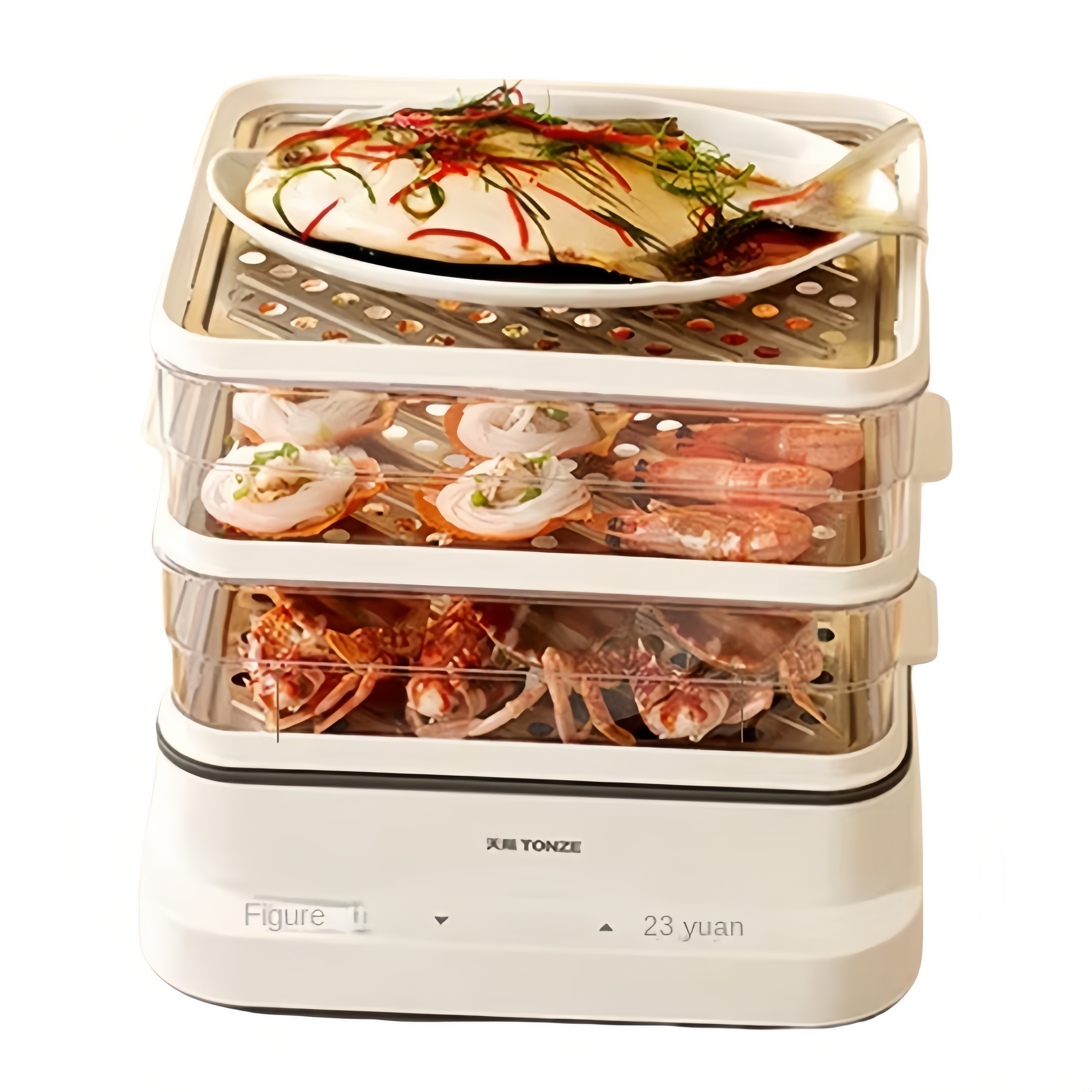 32L Smart Electric Steamer - 3 - مراجعة Kitchen Appliances Large وسعره
