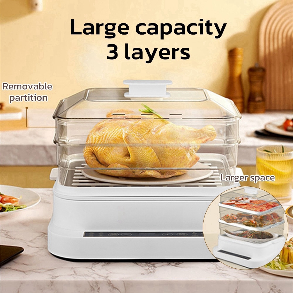 32L Smart Electric Steamer - 3 - مراجعة Kitchen Appliances Large وسعره