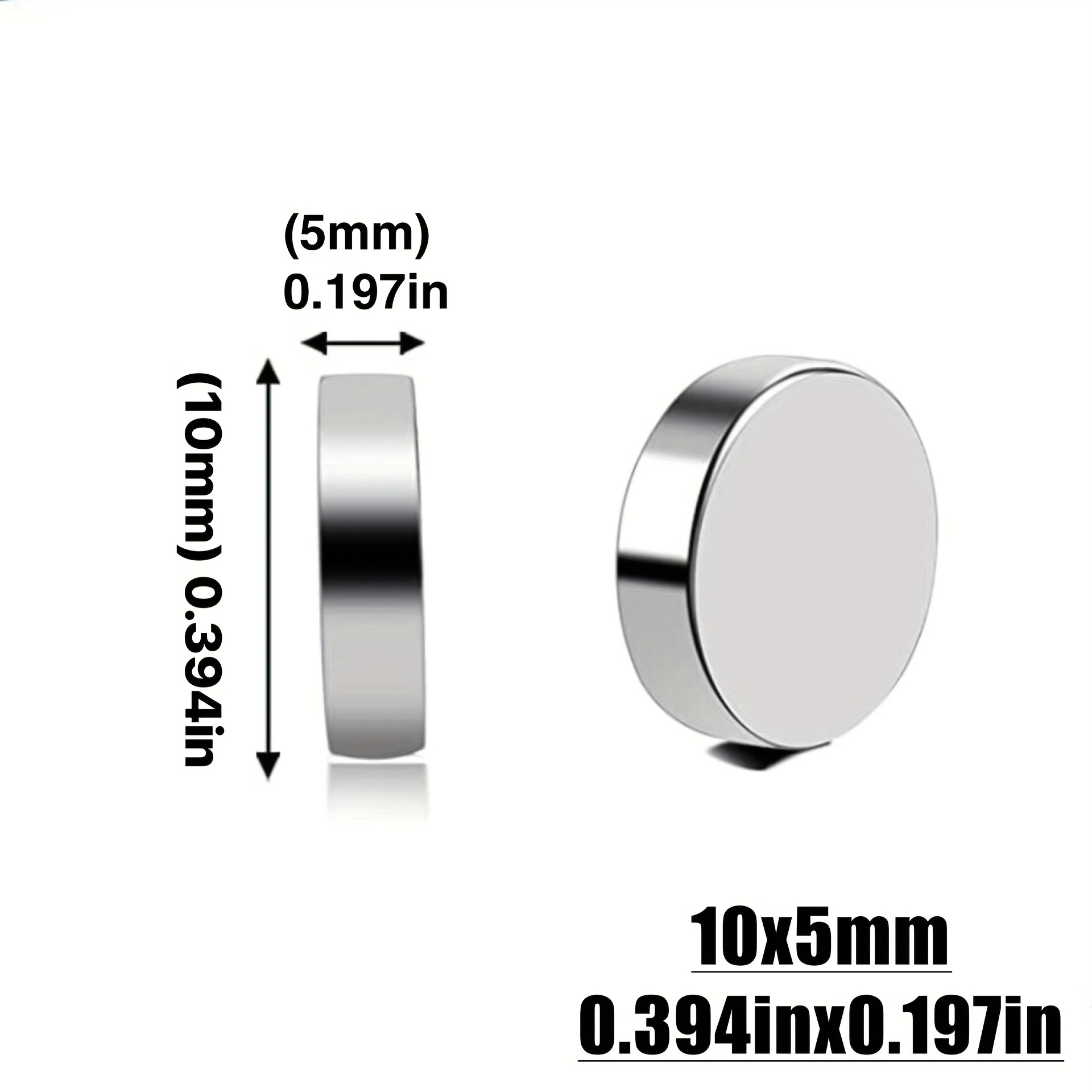 10pcs 10x5mm Magnets – Round F - مراجعة Kitchen Appliances Refrigerators وسعره