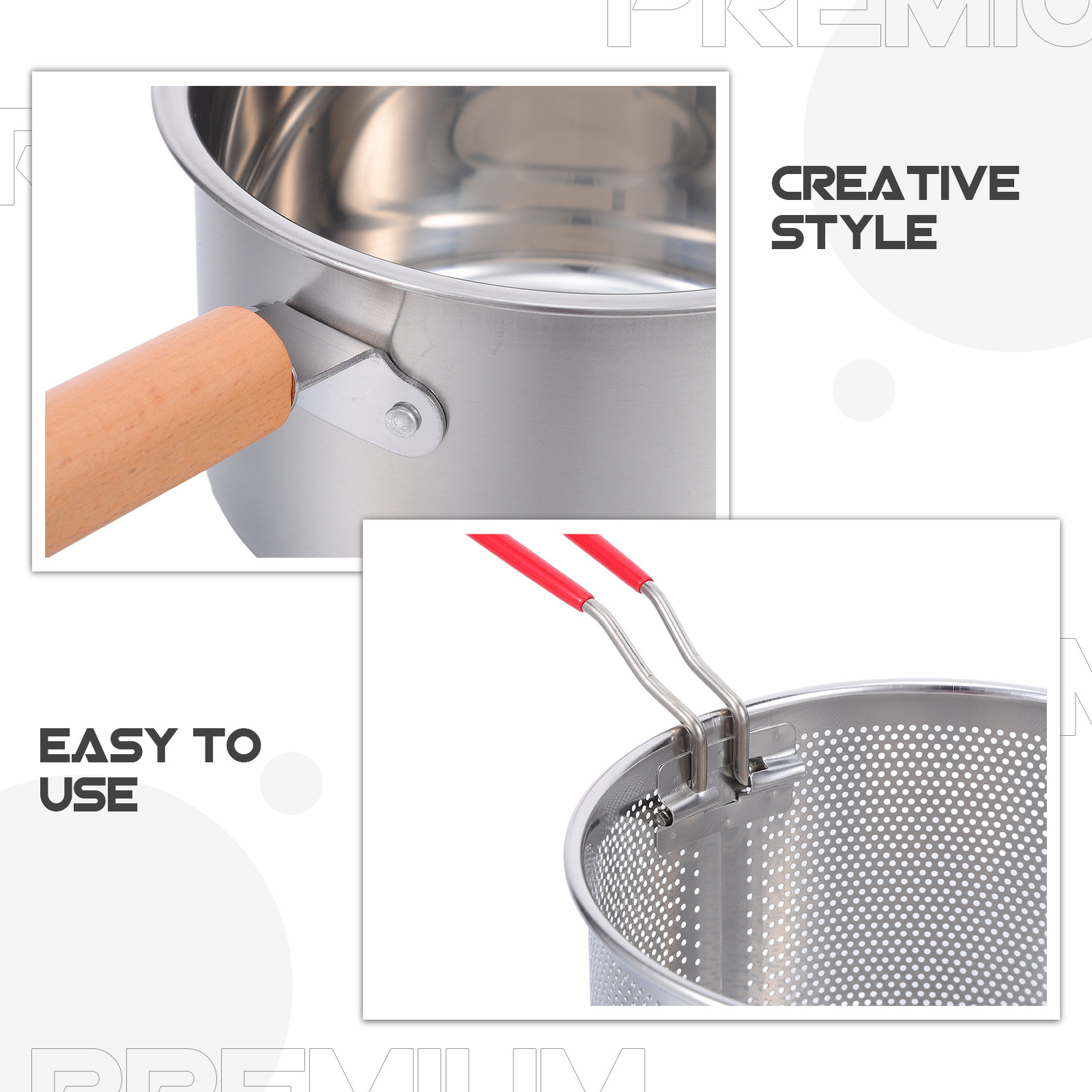 1Set Small Deep Fryer Pot with - مراجعة Deep Fryer Stainless وسعره