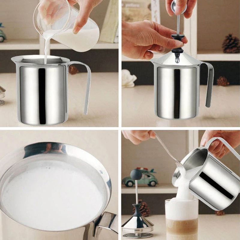400ML Stainless Milk Frother F - مراجعة Kitchen Appliances Electric وسعره