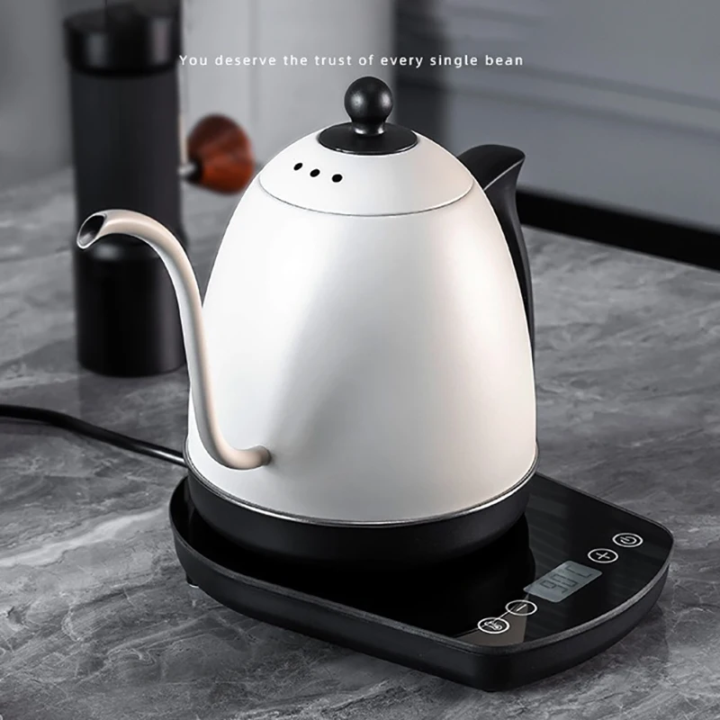 800ml Hand Brew Coffee Pot Int - مراجعة Electric Kettle Gooseneck وسعره
