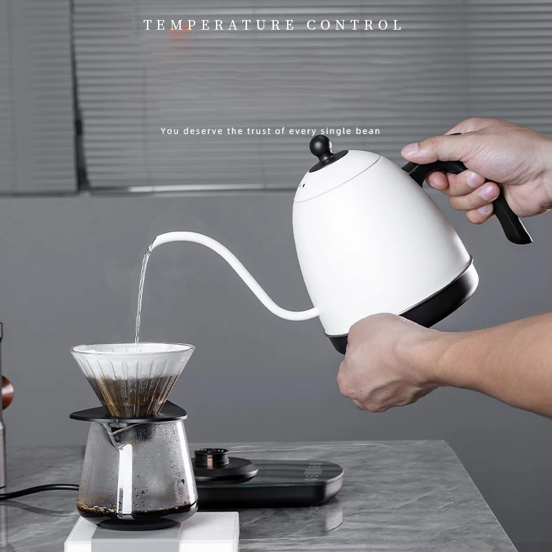 800ml Hand Brew Coffee Pot Int - مراجعة Electric Kettle Gooseneck وسعره