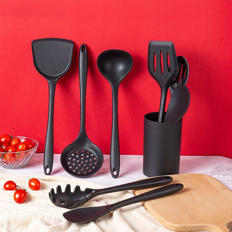 Black Silicone Cooking Utensil - مراجعة Kitchen Appliances Combo وسعره