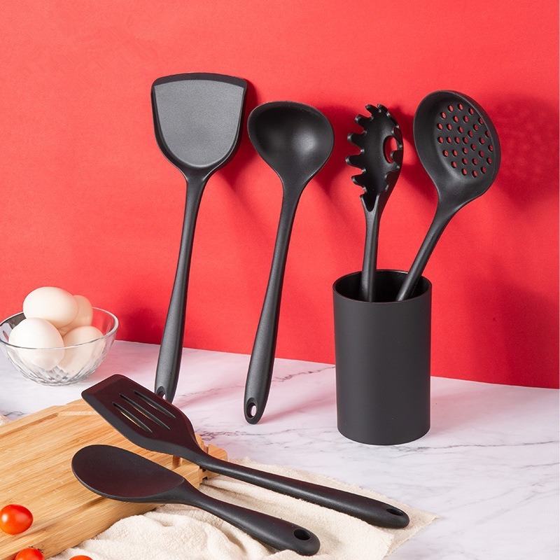 Black Silicone Cooking Utensil - مراجعة Kitchen Appliances Combo وسعره
