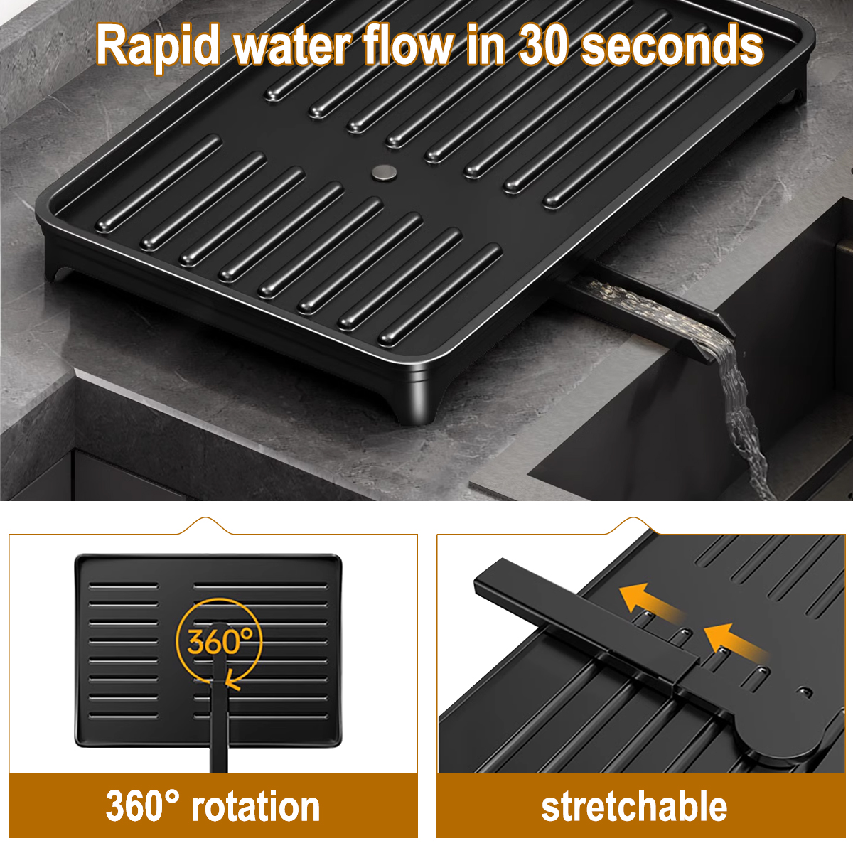 2 Tier Dish Drying Rack with U - مراجعة Kitchen Appliances Large وسعره