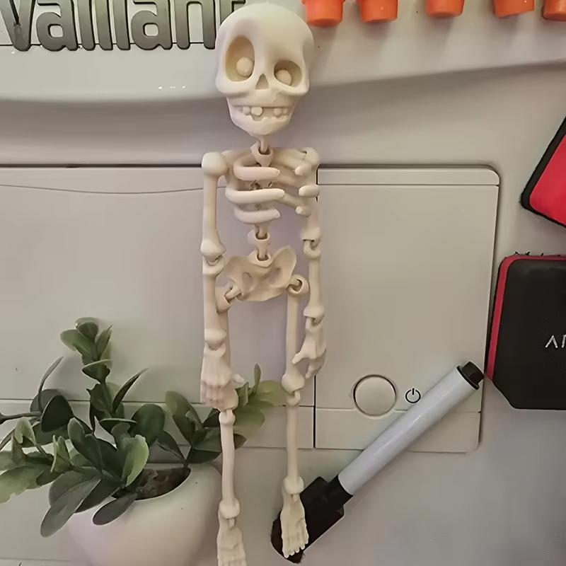 Magnetic Poseable Skull Fridge - مراجعة Kitchen Appliances Refrigerators وسعره
