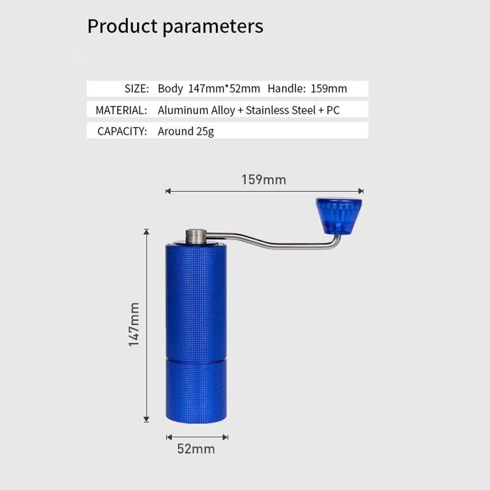 Adjustable Coarseness Manual C - مراجعة Coffee Grinder Burr وسعره