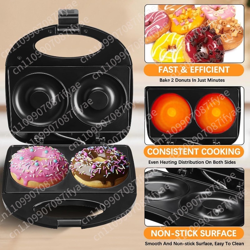 110V-220V Donut Machine 10cm L - مراجعة Kitchen Appliances Large وسعره