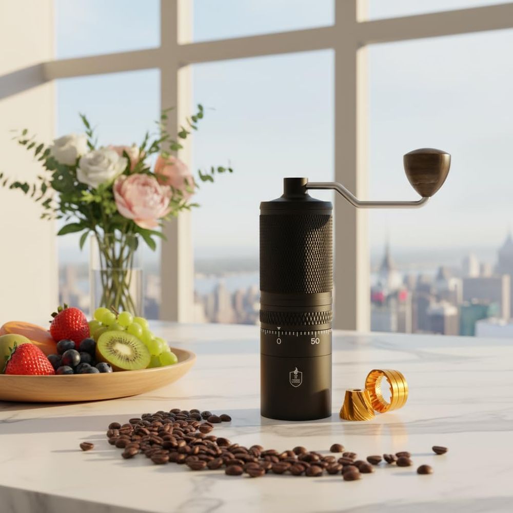 Precision Manual Coffee Grinde - مراجعة Coffee Grinder Burr وسعره