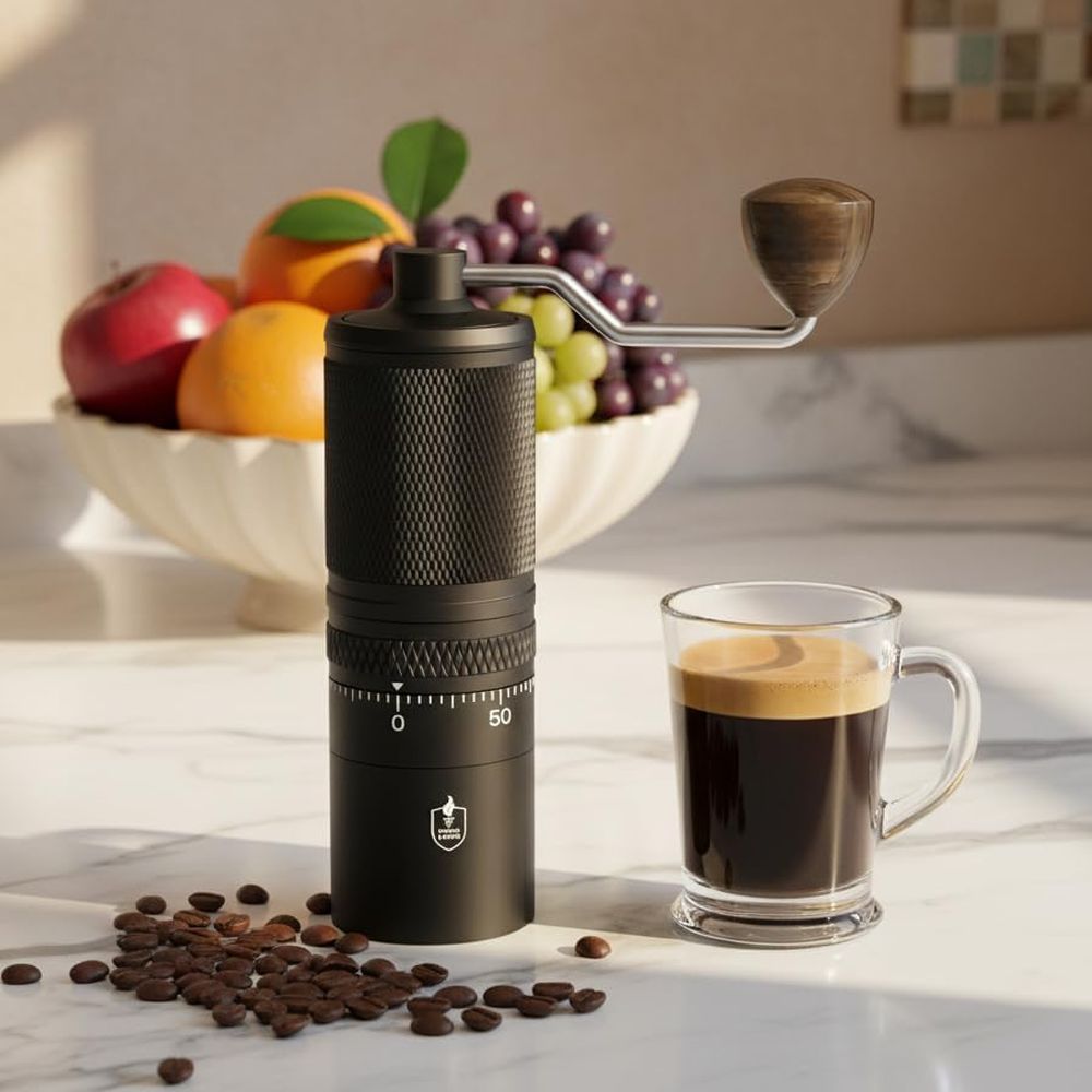 Precision Manual Coffee Grinde - مراجعة Coffee Grinder Burr وسعره