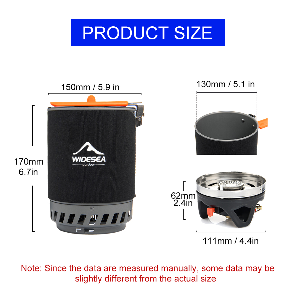 Widesea Camping Cooking System - مراجعة Kitchen Appliances Gas Stove وسعره