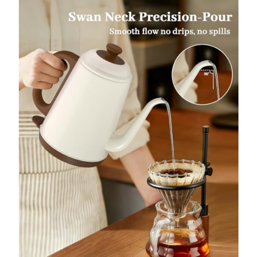 Gooseneck Electric Kettle 1L 1 - مراجعة Electric Kettle Gooseneck وسعره