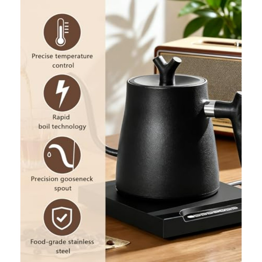 Gooseneck Electric Kettle for  - مراجعة Electric Kettle Gooseneck وسعره