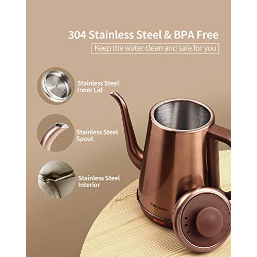 1000W Gooseneck Electric Kettl - مراجعة Electric Kettle Gooseneck وسعره