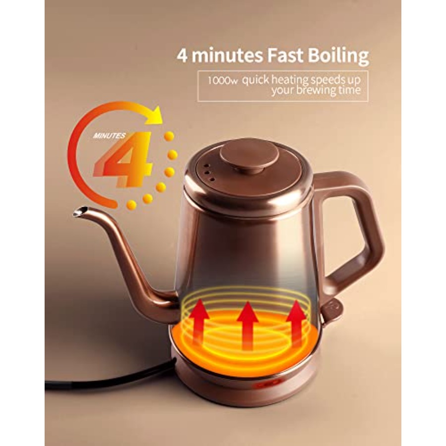 1000W Gooseneck Electric Kettl - مراجعة Electric Kettle Gooseneck وسعره