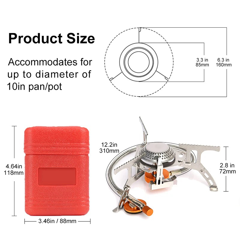 Camping Gas Stove Portable Fol - مراجعة Kitchen Appliances Gas Stove وسعره