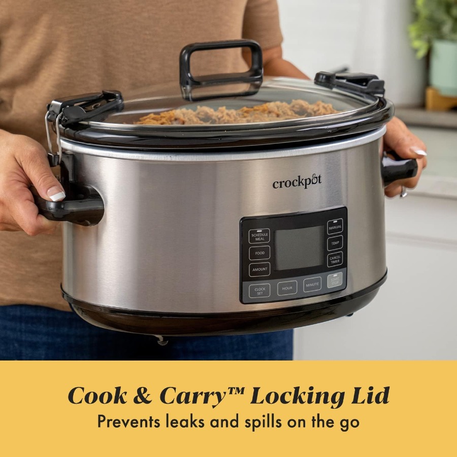 7Quart Slow Cooker Portable Pr - مراجعة Kitchen Appliances Essentials وسعره