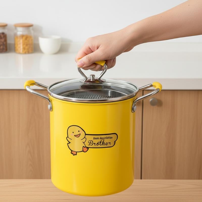 2/3L Deep Fryer Pot Stainless  - مراجعة Kitchen Appliances In Japanese وسعره