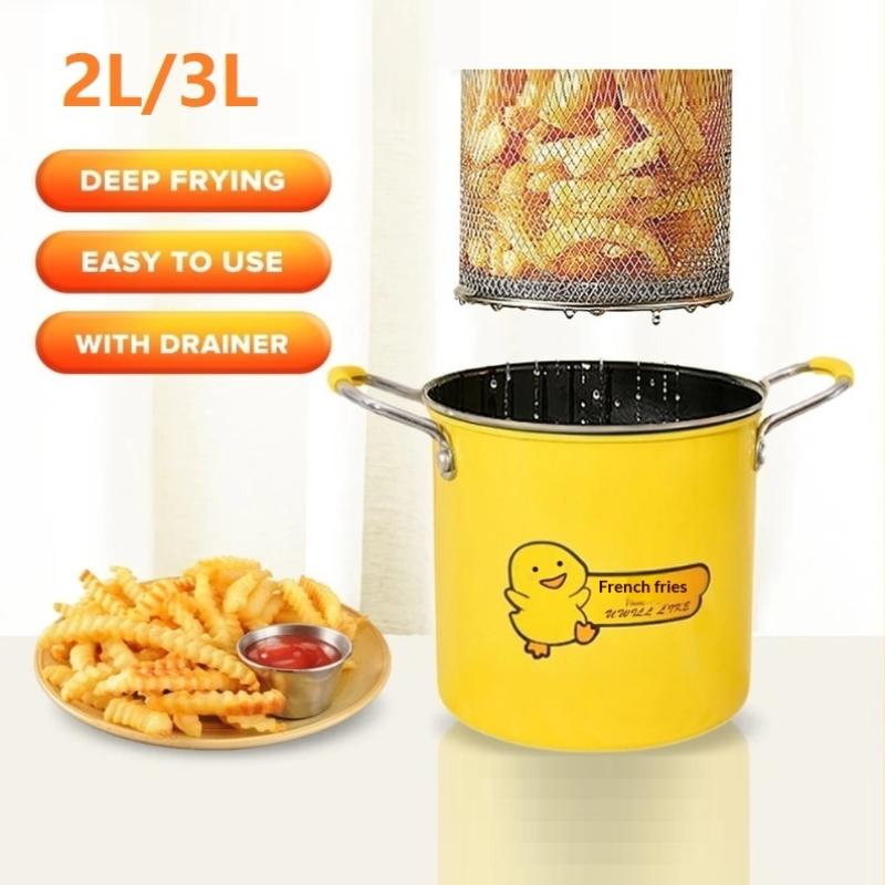 2/3L Deep Fryer Pot Stainless  - مراجعة Kitchen Appliances In Japanese وسعره