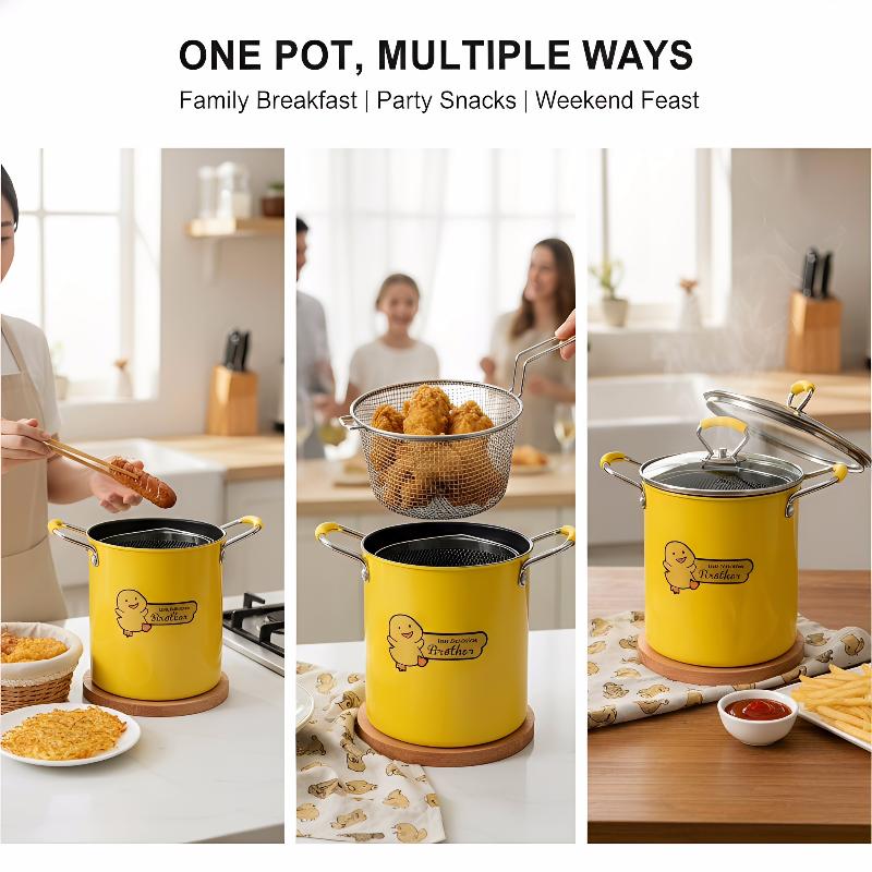 2/3L Deep Fryer Pot Stainless  - مراجعة Kitchen Appliances In Japanese وسعره