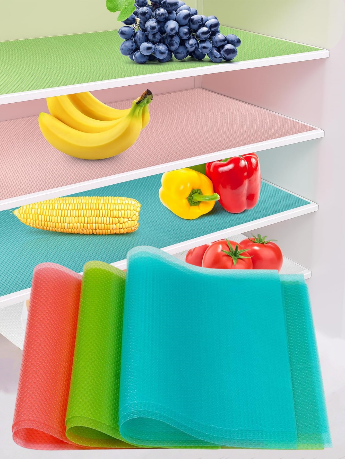 4PCS EVA Waterproof Refrigerat - مراجعة Kitchen Appliances Refrigerators وسعره