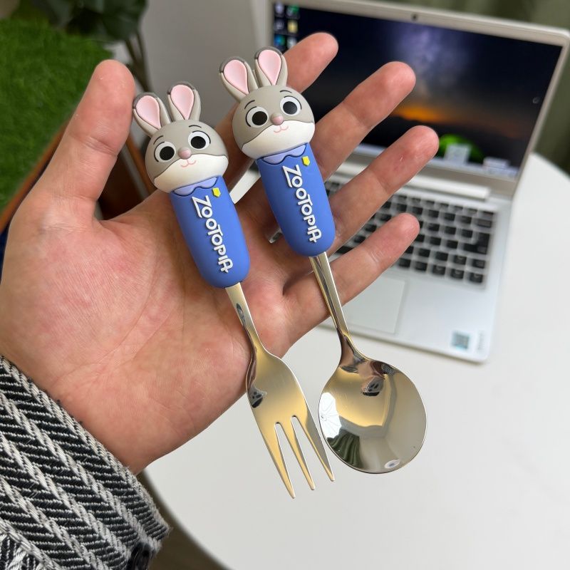 Zootopia Cartoon Spoon Fork Se - مراجعة Kitchen Appliances Combo وسعره
