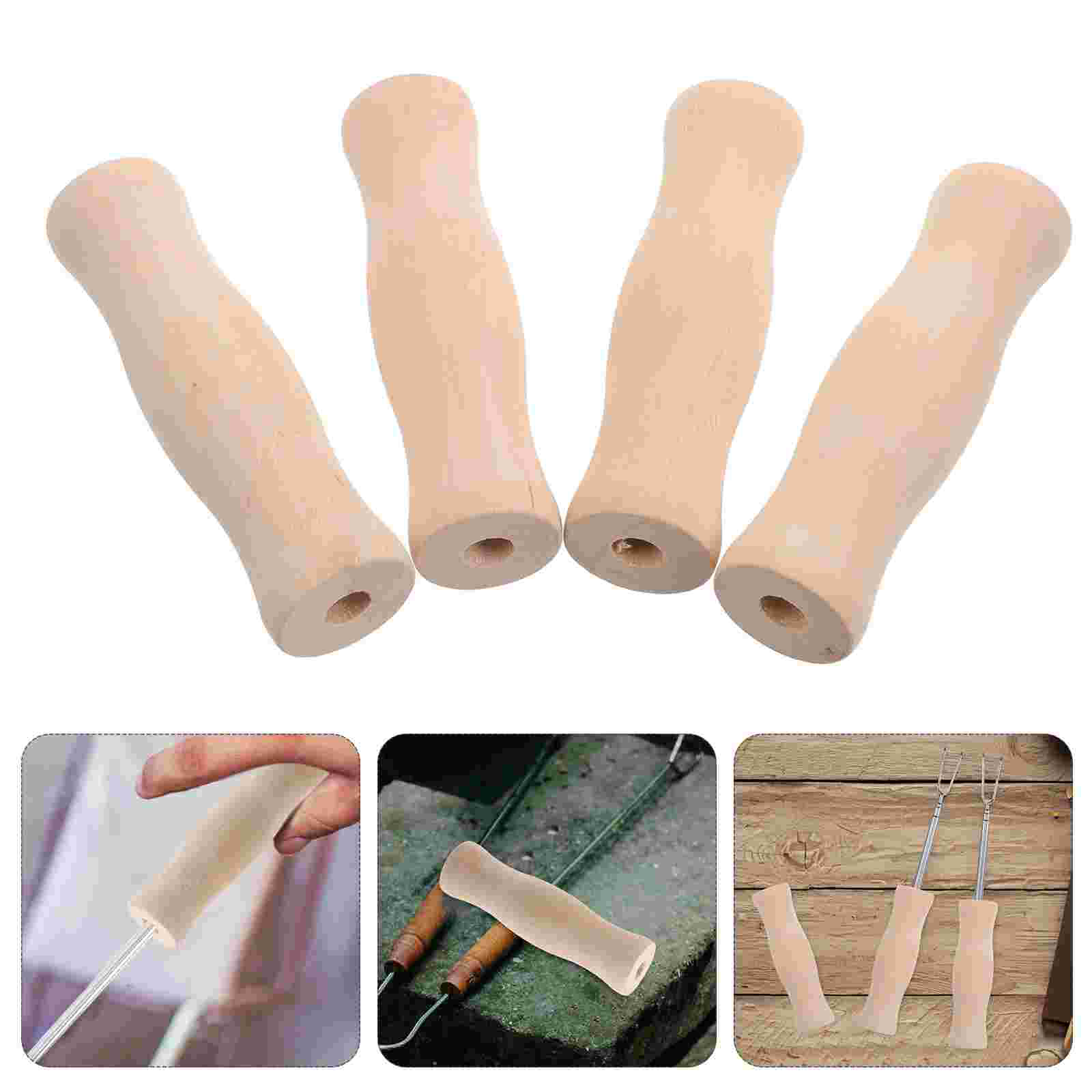4Pcs Wooden Handle Kitchen Ute - مراجعة Kitchen Appliances Combo وسعره