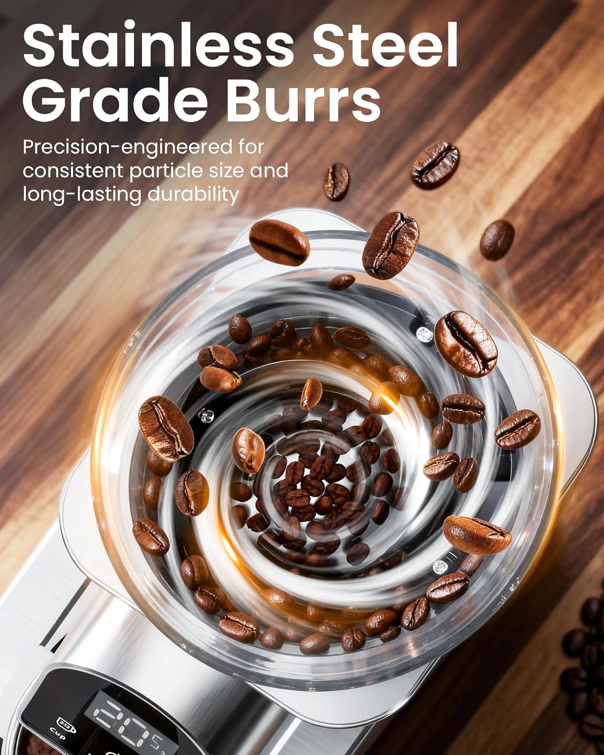 olayks Conical Burr Coffee Gri - مراجعة Coffee Grinder Burr وسعره