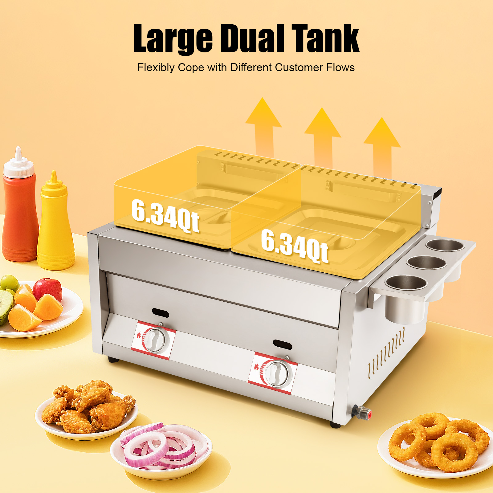 Gas Deep Fryer, Commercial Dee - مراجعة Deep Fryer Stainless وسعره
