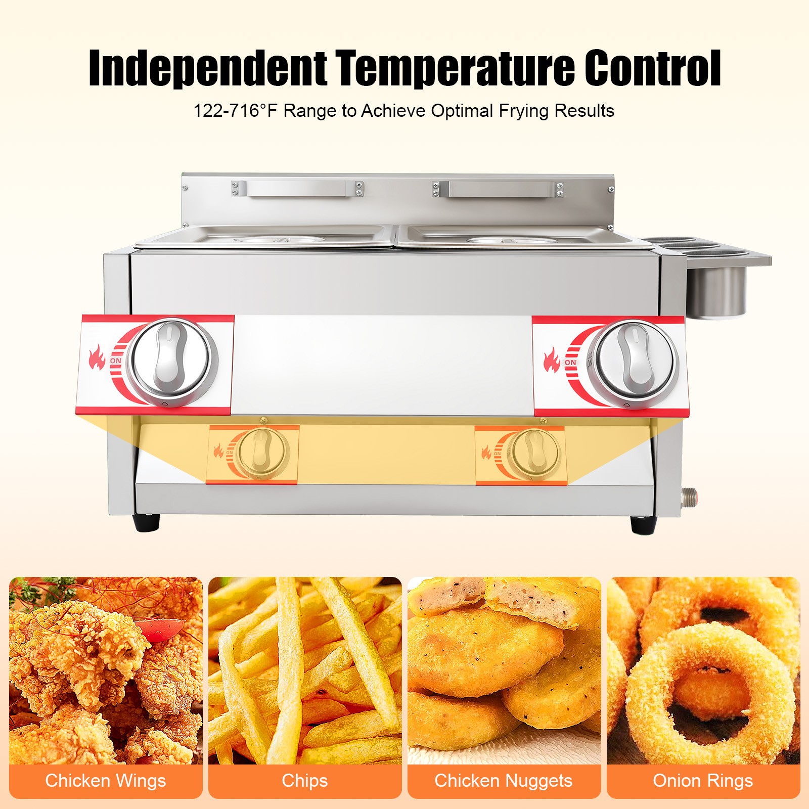 Gas Deep Fryer, Commercial Dee - مراجعة Deep Fryer Stainless وسعره
