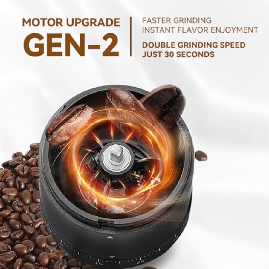 Portable Electric Coffee Grind - مراجعة Coffee Grinder Burr وسعره