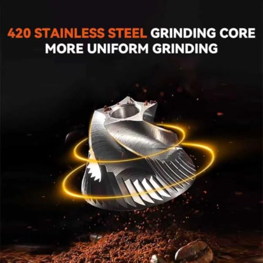 Portable Electric Coffee Grind - مراجعة Coffee Grinder Burr وسعره