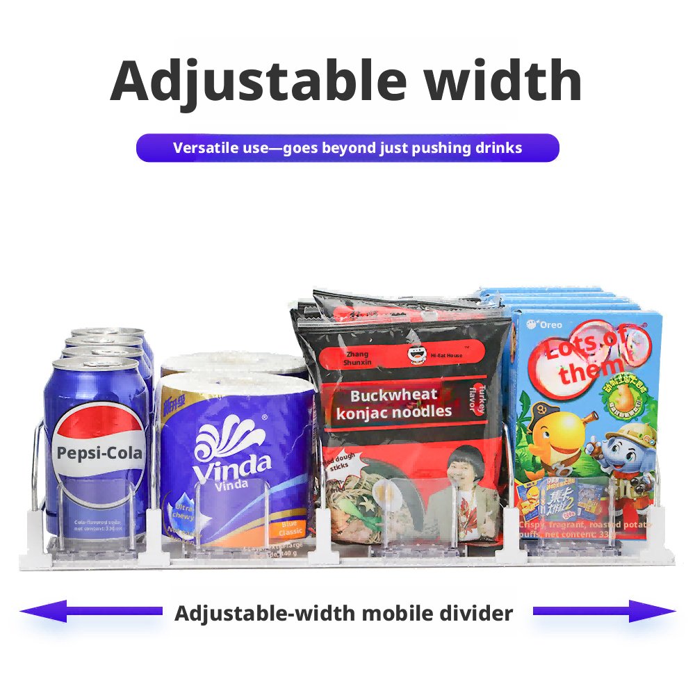 Adjustable Width Beverage Push - مراجعة Kitchen Appliances Refrigerators وسعره