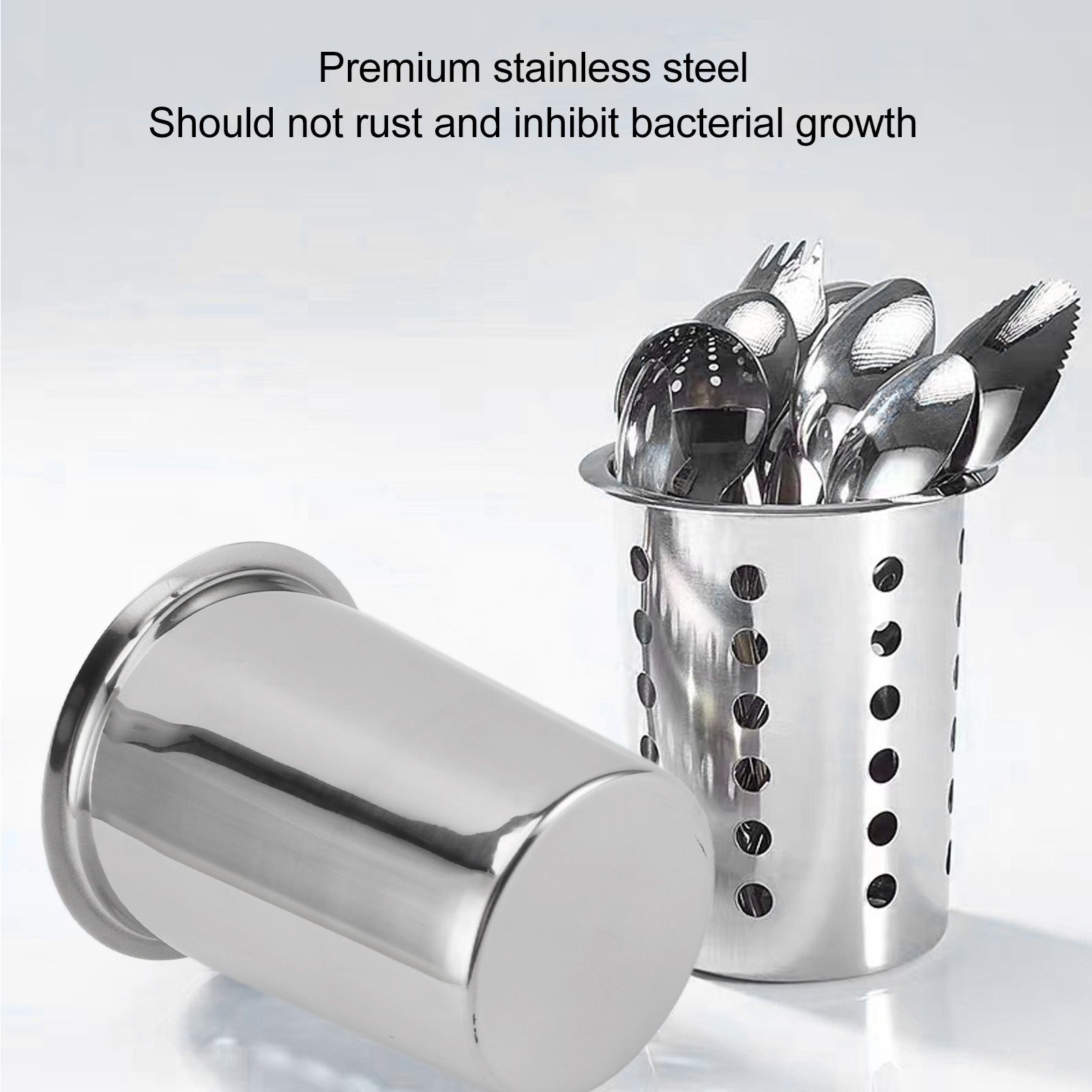 Stainless Steel Utensil Holder - مراجعة Kitchen Appliances Large وسعره