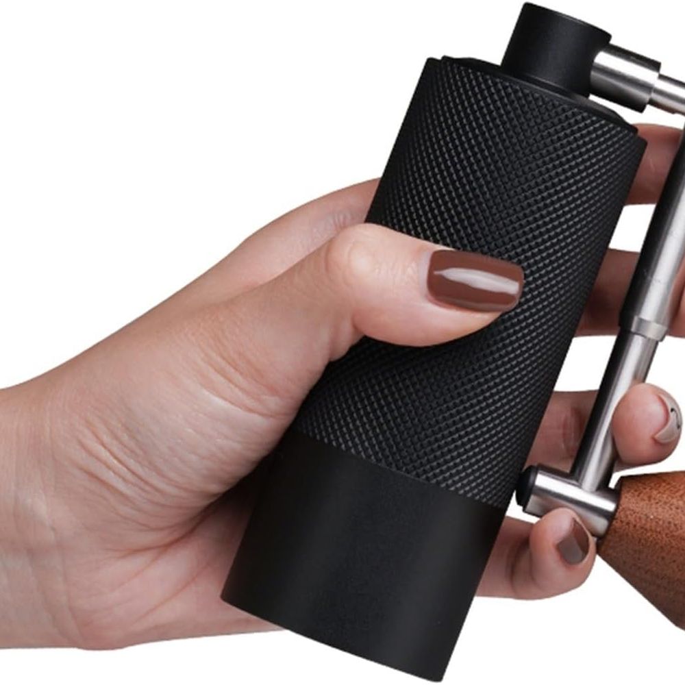 Hand-Cranked Precision Burr Co - مراجعة Coffee Grinder Burr وسعره