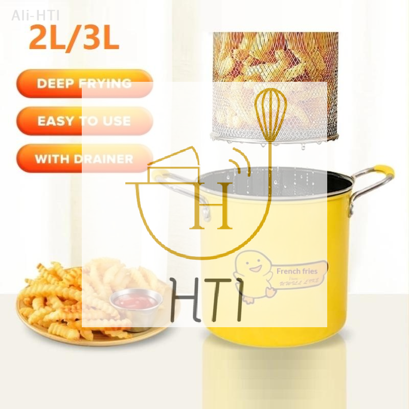 2/3L Deep Fryer Pot Stainless  - مراجعة Kitchen Appliances In Japanese وسعره