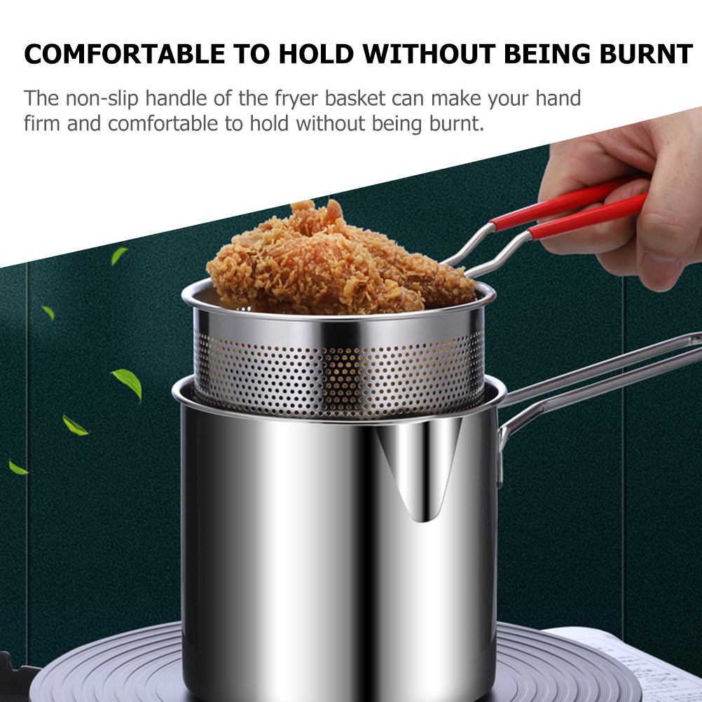 1Set Stainless Steel Fryer Kit - مراجعة Deep Fryer Stainless وسعره